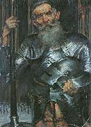 Lovis Corinth Alter Mann in Ritterrustung oil painting